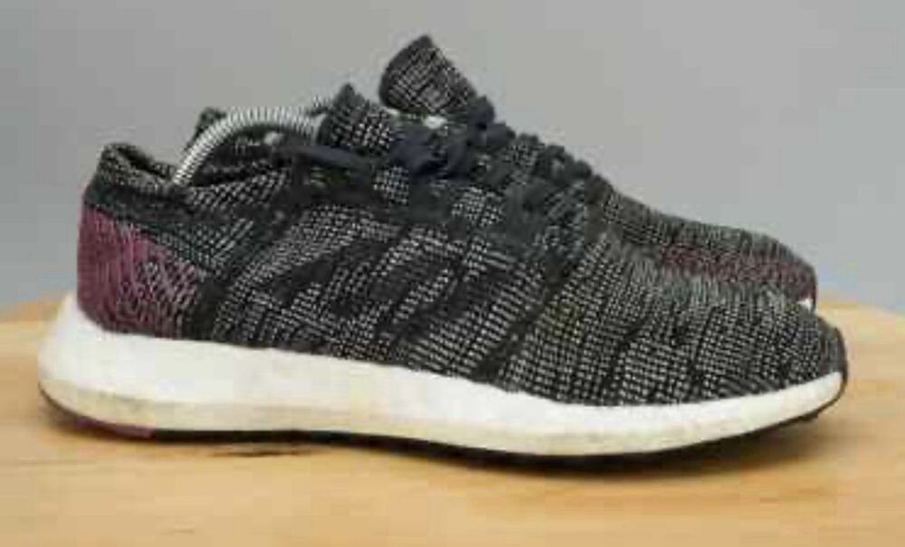 Adidas PureBoost Ultra Gray Pink Running Shoes Womens 9.5 Fast Shipping